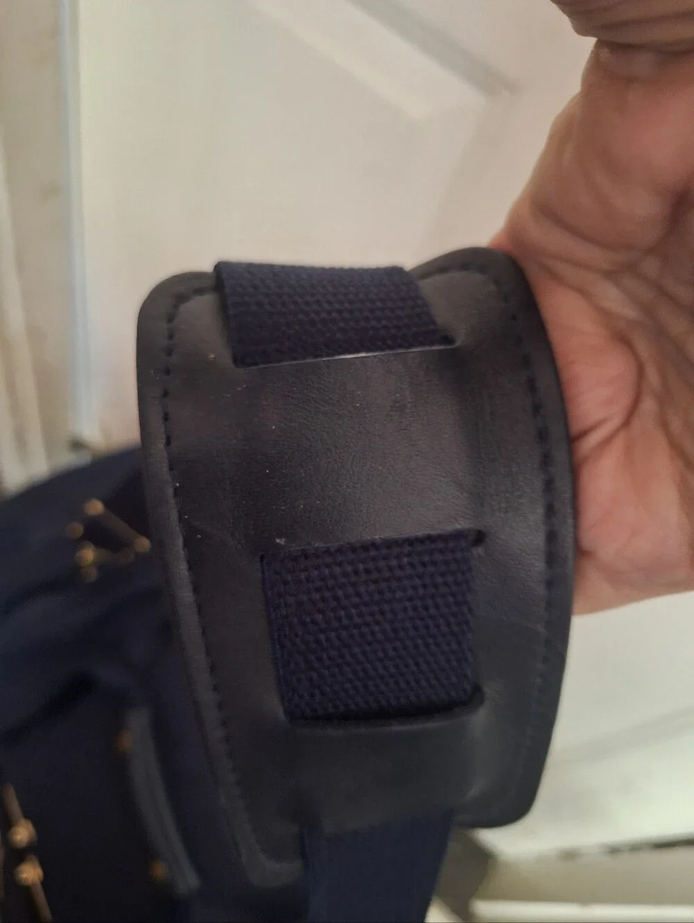 Andiamo Navy Canvas Weekender Duffel Bag